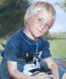 F&S Gift Store Custom child portrait, Commission art, Commission child, Oil painting, family painting, Custom portrait, Painting from photo