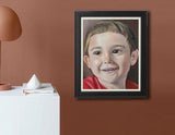 F&S Gift Store Commission Portrait, commission painting, oil painting portrait, child portrait, commission art, custom portrait, custom oil painting, art