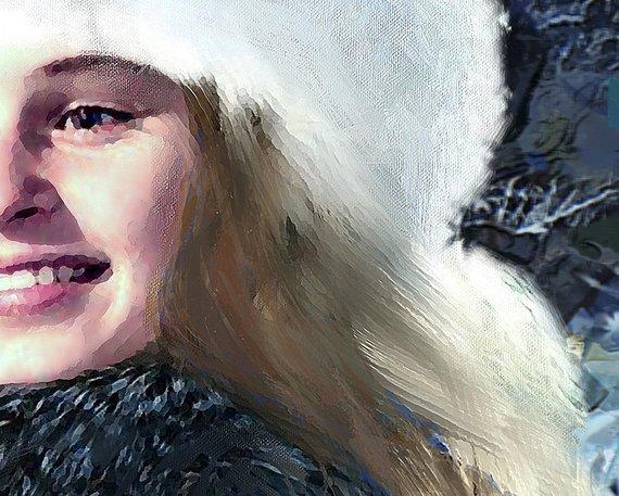 Personalized Oil Painting From Photos, handcraft art on Canvas-Show Case BKD102381-72