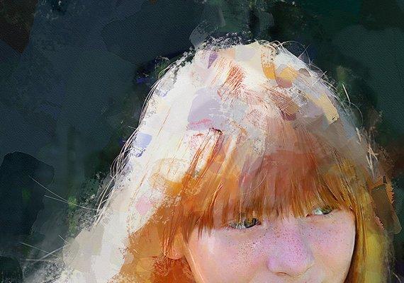 F&S Gift Store Summer, Painting From Photo, Custom Portrait, Oil Painting, Digital Painting, Portrait in a Landscape