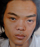 F&S Gift Store Custom Portrait, Original handmade painting Oil on Canvas, Hyperrealism style, Gift for your special person