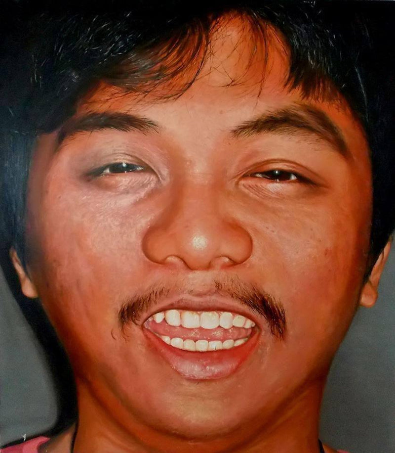 F&S Gift Store Custom Portrait, Original handmade painting Oil on Canvas, Hyperrealism style, Gift for your special person