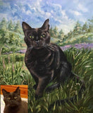 F&S Gift Store Custom Animal painting custom oil portrait custom Pet portrait oil painting custom portrait from photo Dog portrait Cat portrait painting