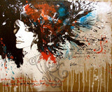 F&S Gift Store Custom painting, portrait from photo, custom oil portrait,grunge style, modern portrait, fashion painting, acrylic painting, FREE SHIPPING!
