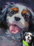 Personalized Oil Painting From Photos, handcraft art on Canvas-Show Case LDE101237-12