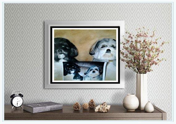 Personalized Oil Painting From Photos, handcraft art on Canvas-Show Case KDG101255-36