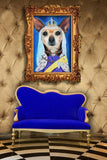 F&S Gift Store Pet Portrait Custom, Chihuahua, Custom Pet Portrait, royal pet portrait, painting from photo, custom dog painting, custom pet painting
