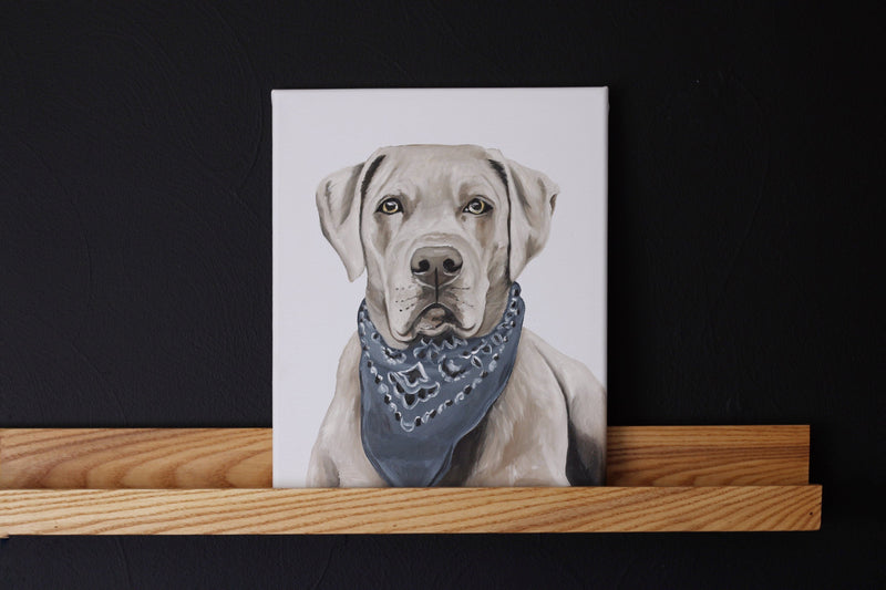 F&S Gift Store Custom pet painting, custom dog painting, custom pet portrait, custom oil painting, dog portrait custom, custom dog portrait