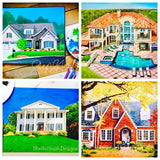 Personalized Oil Painting From Photos, handcraft art on Canvas-Show Case RDI100778-12