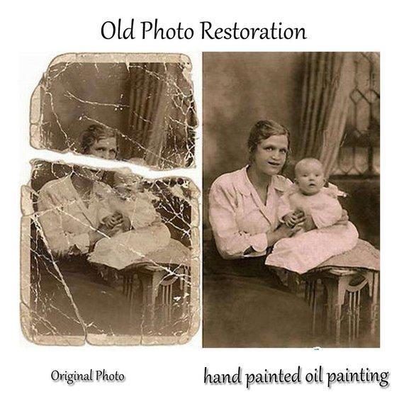 Personalized Oil Painting From Photos, handcraft art on Canvas-Show Case NPG102334-20
