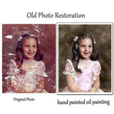 Personalized Oil Painting From Photos, handcraft art on Canvas-Show Case NPG102334-20