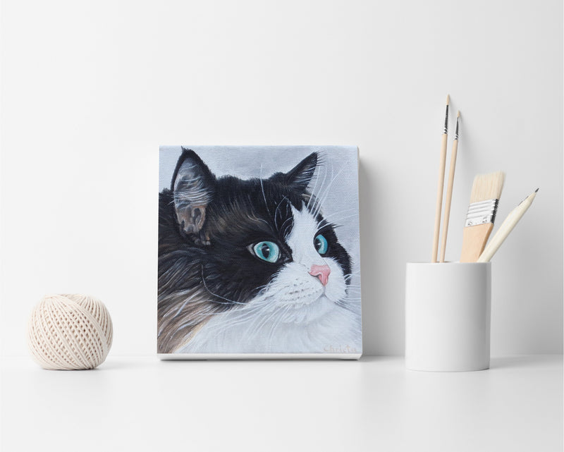 Personalized Oil Painting From Photos, handcraft art on Canvas-Show Case GIF102253-20