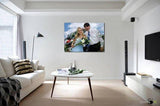 Personalized Oil Painting From Photos, handcraft art on Canvas-Show Case SSR102602-24