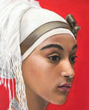 F&S Gift Store Custom portrait from photo Arab Girl oil painting from photo oil portrait family portrait Christmas gift for her grandparent gifts for mom
