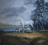 F&S Gift Store Horse oil handmade, Oil Portrait,Horse painting, , animal portrait, handmade,custom, pet painting, fine art