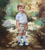 F&S Gift Store Custom Oil portrait, Portrait painting of a child, Children paintings, Oil portrait, Children portraits, Oil on canvas
