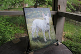 F&S Gift Store 11x14 Traditionally Painted Custom Pet Portrait, Pet Loss, Fine Art Painting, Photorealistic, Classic Oil Portrait, dog lover, wife gift