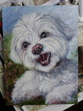Personalized Oil Painting From Photos, handcraft art on Canvas-Show Case DFO100644-24