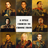F&S Gift Store Custom Personalized Military Portaits