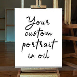 Personalized Oil Painting From Photos, handcraft art on Canvas-Show Case NOJ101506-48