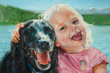 Personalized Oil Painting From Photos, handcraft art on Canvas-Show Case ADO101871-48
