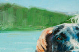 F&S Gift Store Happy Faces, custom Oil Portrait Paintings by puci, custom Pet Portraits, 12x12"
