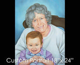 F&S Gift Store 18"x24" Custom Portrait - Oil on Canvas by Maria Burd