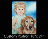 F&S Gift Store 18"x24" Custom Portrait - Oil on Canvas by Maria Burd