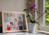 F&S Gift Store Custom Oil Painting [MEDIUM] - Portrait, Family Photo, Children, Wedding, Pet, House, Landscape