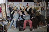 F&S Gift Store Commission art, Customized portrait, Custom family portrait, Oil portrait, Parents portrait, Wife gift, Custom painting from photo