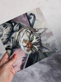 Personalized Oil Painting From Photos, handcraft art on Canvas-Show Case QEH101094-48