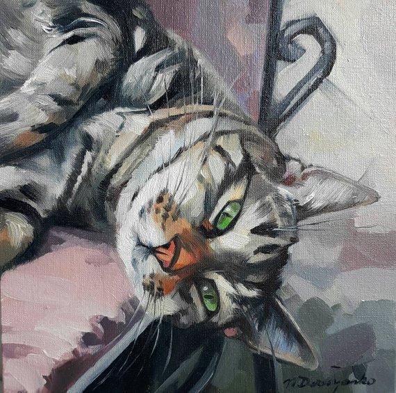 Personalized Oil Painting From Photos, handcraft art on Canvas-Show Case QEH101094-48
