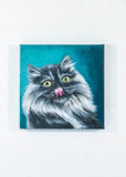 F&S Gift Store CUSTOM CAT PAINTING Portrait from Photo on Canvas, Pets on Canvas, Birthday Gift ideas, gift ideas, Acrylic or Oil Painting (Gallery Wrap)