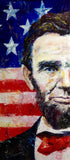 F&S Gift Store US Presidents series paintings Oil painting portrait custom Lincoln art canvas Washington painting Independent Day American flag painting