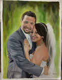 Personalized Oil Painting From Photos, handcraft art on Canvas-Show Case QIH101576-24