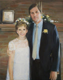 F&S Gift Store Custom couple portrait, Custom wedding portrait, Custom family portrait, Wedding painting, Commission art, Custom artwork, Gift for dad