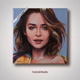 Personalized Oil Painting From Photos, handcraft art on Canvas-Show Case HOD101626-24