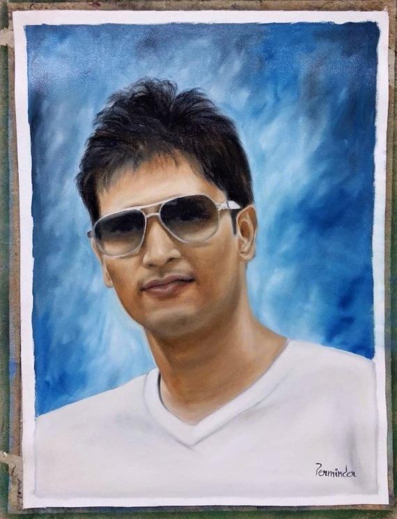 Personalized Oil Painting From Photos, handcraft art on Canvas-Show Case MLI101371-30