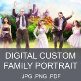 Personalized Oil Painting From Photos, handcraft art on Canvas-Show Case QMB101660-36