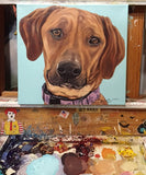 F&S Gift Store 12x12" Custom Pet Portrait // Oil Painting // Pet Lover Gift // Pet Memorial Painting // Personalized Pet Artwork // Custom Pet Artwork