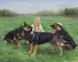 Personalized Oil Painting From Photos, handcraft art on Canvas-Show Case FKB101498-36