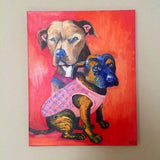 Personalized Oil Painting From Photos, handcraft art on Canvas-Show Case QFK102322-24