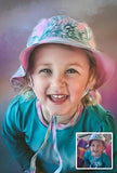 F&S Gift Store Custom Oil Painting, Custom Portrait, Oil Painting, Painting From Photo, Baby Portrait, Portraits, Oil Painting, Family Oil Painting