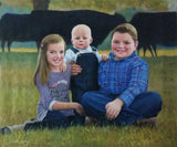 Personalized Oil Painting From Photos, handcraft art on Canvas-Show Case OEN100817-30