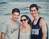 Personalized Oil Painting From Photos, handcraft art on Canvas-Show Case ALO101619-36