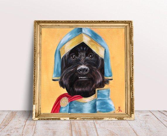 F&S Gift Store Custom Portrait, Dog Art, Cockapoo, Dog Painting, Dog Portrait, Pet Portrait Custom, Custom Pet Portrait, Original Painting, Custom Painting