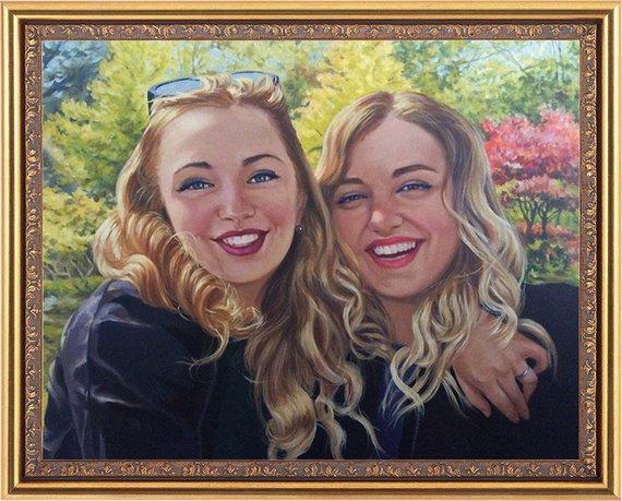 F&S Gift Store Celebrity portrait, portrait from photo, woman portrait, oil paint portrait, realistic portrait, Christmas gift, oil portraits, art gift
