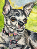 F&S Gift Store Custom Dog portrait painting custom oil portrait DOG painting custom Pet portrait painting custom pet painting from photo svetlanamatevosjan