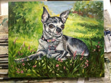 F&S Gift Store Custom Dog portrait painting custom oil portrait DOG painting custom Pet portrait painting custom pet painting from photo svetlanamatevosjan