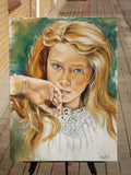 Personalized Oil Painting From Photos, handcraft art on Canvas-Show Case AIO102361-20